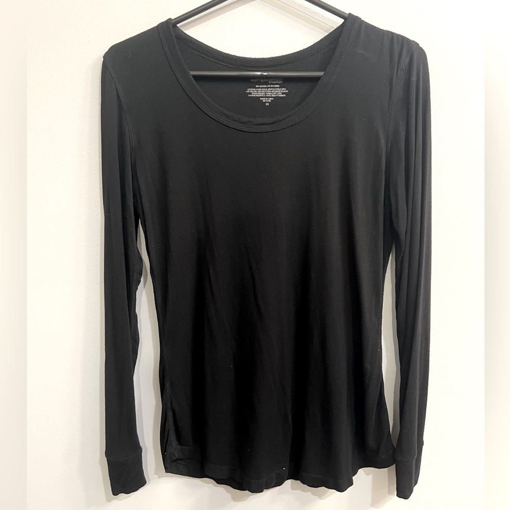 Cuddl Duds - Long Sleeve T-Shirt - Black - Medium